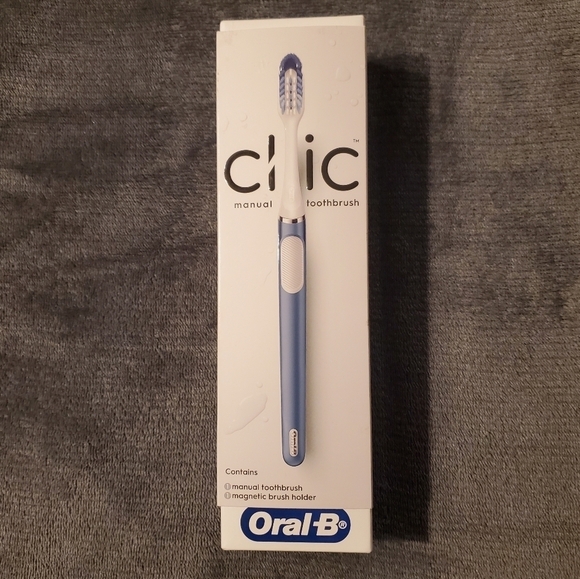 Oral B Clic Toothbrush & Magnetic Brush Holder New - Picture 2 of 6